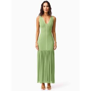 Elliatt Green Seraphina V-Neck Bandage Maxi Dress Wedding Guest Size S NWT